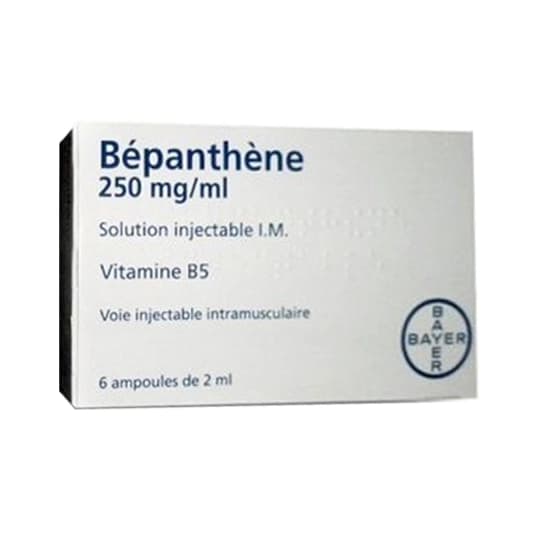 BEPANTHENE 250MG/ML AMP IM 2ML 6 — Pharmacie des Fleurs 7/7