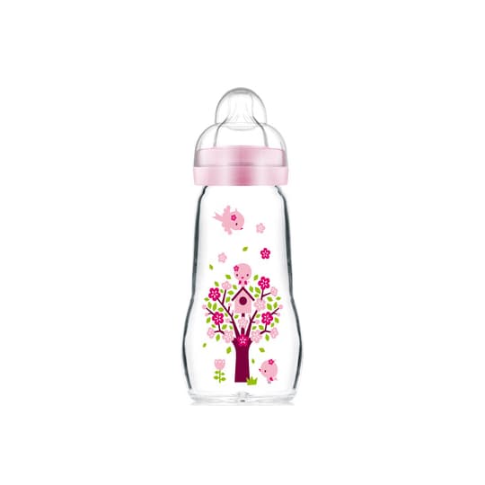 BIB MAM VER 1AGE DEB/2 ROSE 260ML — Pharmacie Port Royal