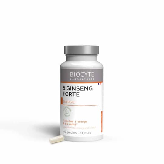 BIOCYTE 5 GINSENG FORTE GELUL 40 — Pharmacie Riviera
