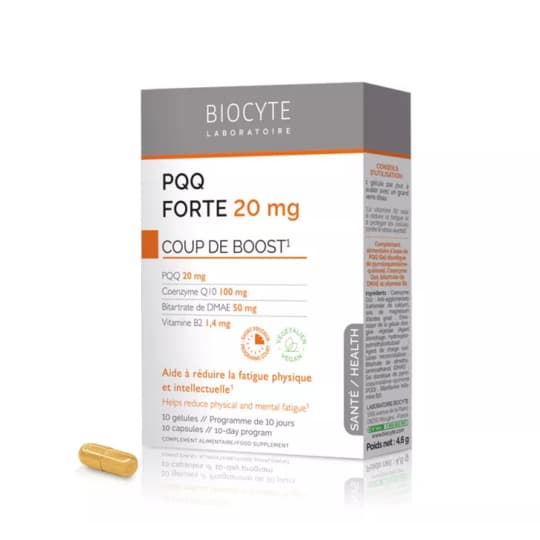 BIOCYTE PQQ FORTE GELUL 10 — Pharmacie Riviera