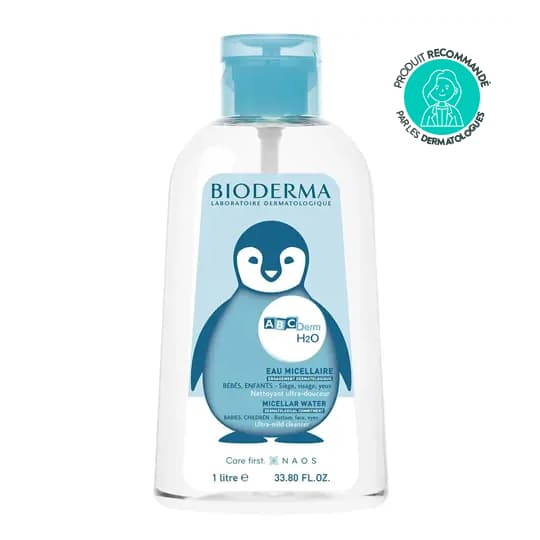 ABCDERM H2O SOL MICEL POMPE 1L — Apothical Grande Pharmacie de Fleury
