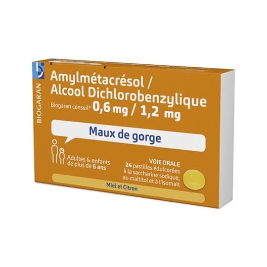 AMYL/ALC DICHLOROB BGR CONS PAST24 — Pharmacie Pharmagreen Boucicaut