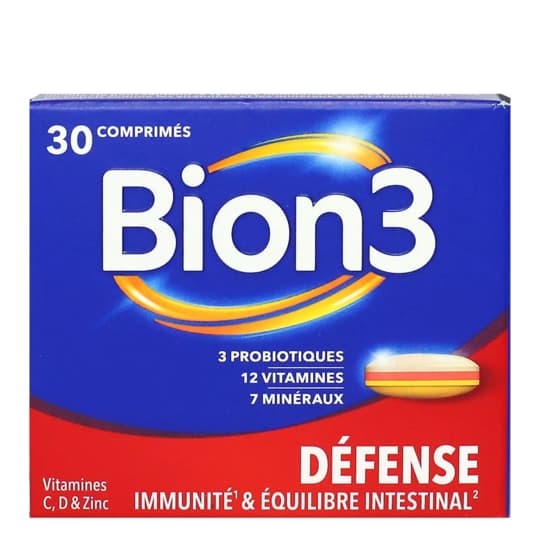BION 3 DEFENSE ADULTE CPR 30 — Pharmacie Pharmavance Gambetta