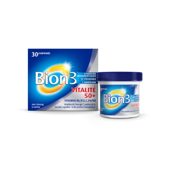 BION 3 VITALITE 50+ CPR 30 — Pharmacie Pharmavance Gambetta