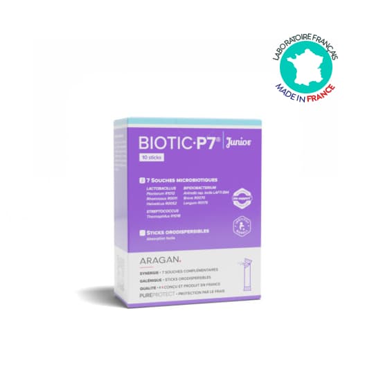 ARAGAN BIOTIC P7 JUNIOR STICK 10 — Grande Pharmacie Libourne