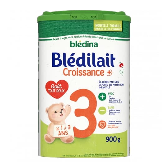 BLEDILAIT CROISSANCE+ LAIT 900G — Pharmacie SO OUEST
