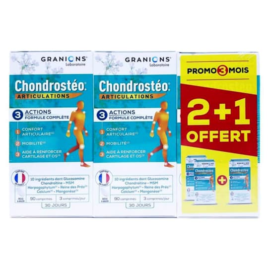 CHONDROSTEO+ ARTICULATION 90 2+1 — Pharmacie Centrale de l'Est