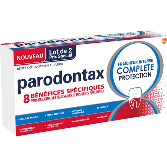 PARODONTAX DENT COMPLET PROT75MLX2 — Pharmacie Pharmagreen Boucicaut