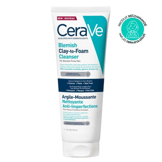 CERAVE MOUSS ARGILE A/IMPERF 118ML