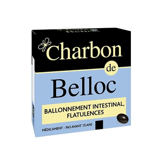 CHARBON DE BELLOC 125MG CAPS 36 — Pharmacie Belgrand Tenon