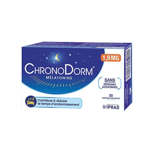 Chronodorm Melatonine Flash 1mg9mg Comprime Sublingual 30 — Pharmacie De Mailloles