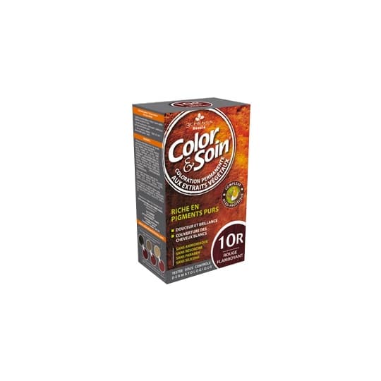 Les 3 chênes color & soin coloration permanente teinte rouge flamboyant - 10r — Pharmacie Pharmagreen Boucicaut