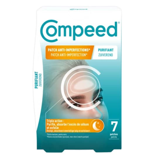 COMPEED PATCH A/IMPERF PURIF NUIT7 — Pharmacie Pharmagreen Boucicaut