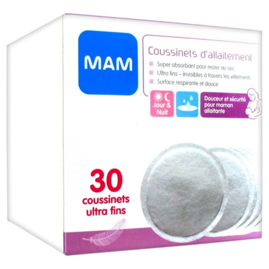 Mam Coussinet d'Allaitement, 30 Coussinets — Pharmacie Fellous