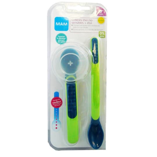 MAM CUILLERE THERMO+ETUI PROTECTX2 — Pharmacie Fellous