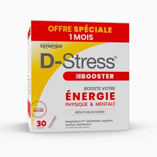 SYNERGIA D-STRESS BOOSTER STICK 30 — Pharmacie Centrale Boulogne by Nexum