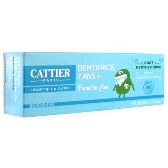 CATTIER KIDS DENT 7ANS MENTHE 50ML — Pharmacie Lillenium Lille by Nexum