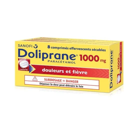 DOLIPRANE 1 000MG CPR EFF SEC 8 — Pharmacie Bellevue Aix-en-Provence