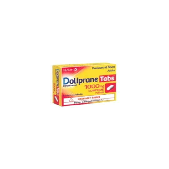 DOLIPRANETABS 1 000 MG CPR 8 — Pharmacie des Banquets