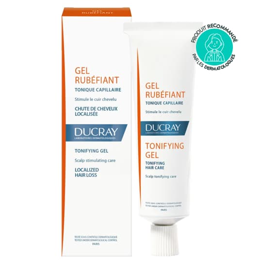 Ducray chute de cheveux gel rubéfiant tonique capillaire, 30 ml — Pharmacie du Soleil Elsie Santé