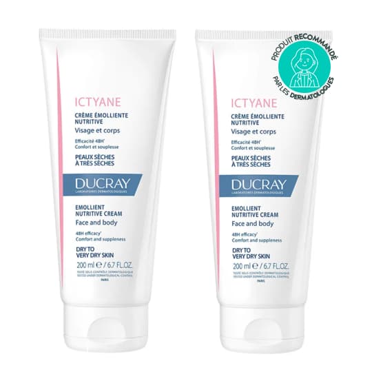 ICTYANE CR EMOL NUTRITIVE 200ML X2 — Pharmacie de Flandre