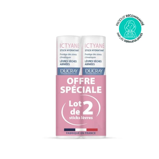 ICTYANE STICK HYDR LEVRE 3GX2 — Pharmacie Fontaine Tours