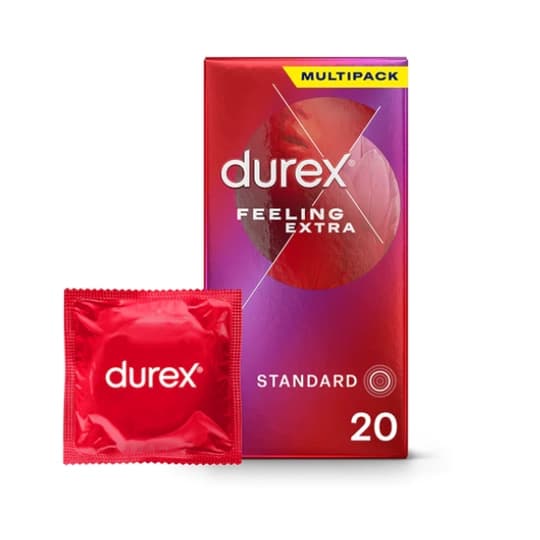 PRESERV DUREX FEELING EXTRA X20 — Apothical Grande Pharmacie de Fleury