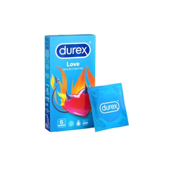 Durex préservatifs durex love x 6 — Pharmacie Centrale - Domène
