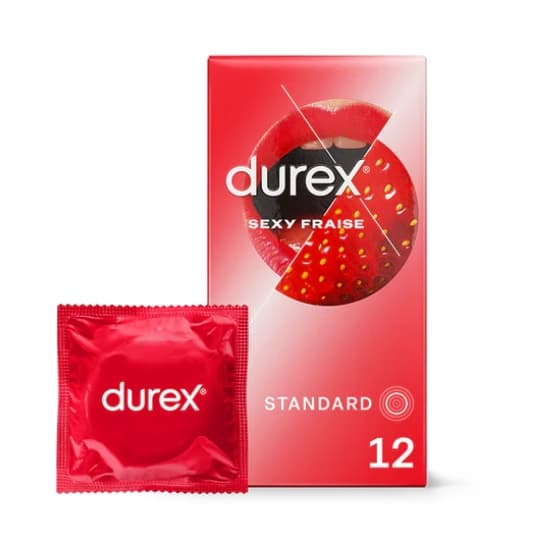 PRESERV DUREX SEXY FRAISE X12 — Pharmacie des Cascades