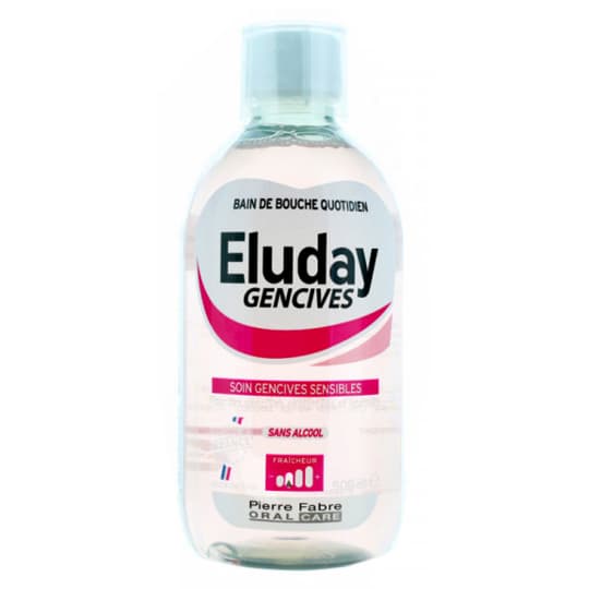 ELUDAY GENCIVE BAIN BOUCHE 500ML — Pharmacie Pharmagreen Boucicaut