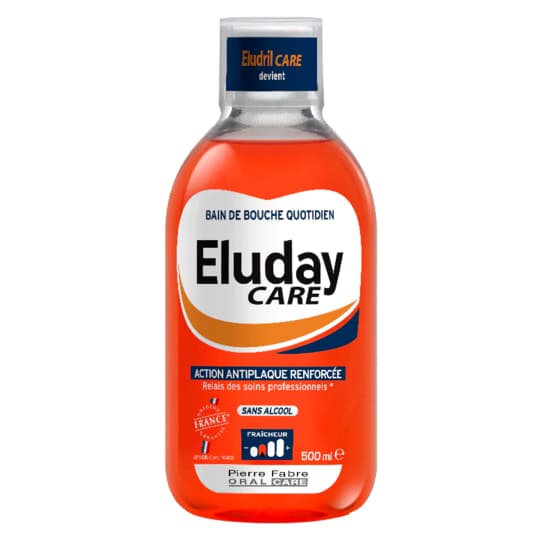 ELUDAY CARE BAIN BOUCHE 500ML — Pharmacie Val de l'Aurence Limoge