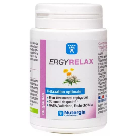 ERGYRELAX GELULE 60 — Pharmacie des Vergnes Clermont-Ferrand