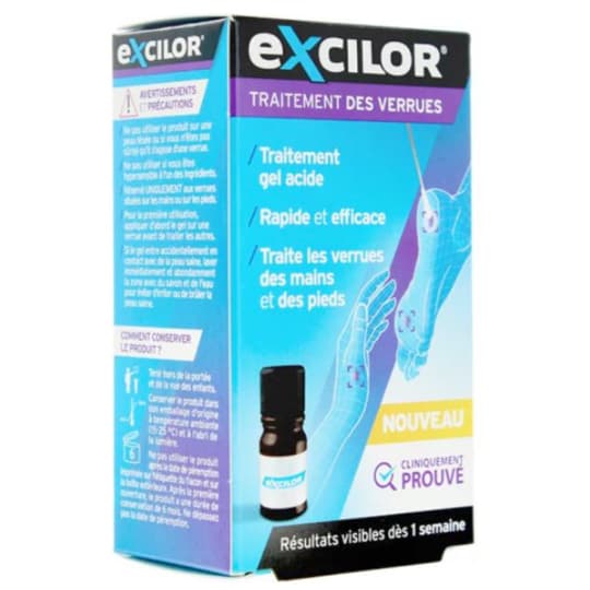 EXCILOR VERRUE ACIDE 4ML — Pharmacie des 7 Chemins