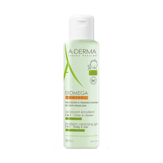 A-DERMA EXOMEGA CONT 2/1 GEL 500ML — Pharmacie Riviera