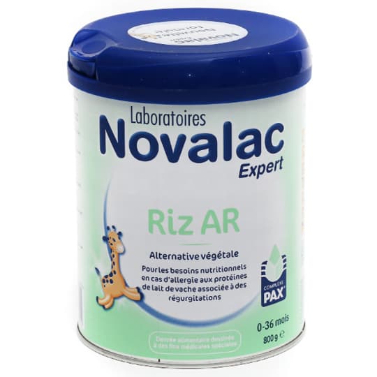 NOVALAC EXP RIZ AR 0-36M LAIT 800G — Pharmacie Pharmagreen Boucicaut