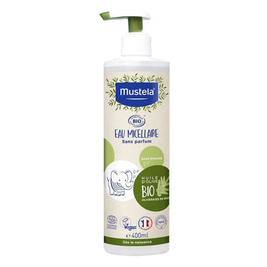 MUSTELA BIO EAU MICEL S/RINC400ML — Pharmacie Jeanne Hachette