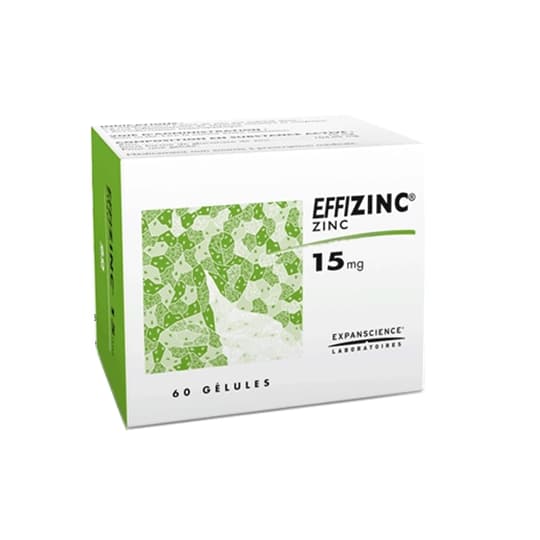 EFFIZINC 15MG GELULE 60 — Pharmacie Principale des Grésillons