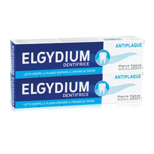 ELGYDIUM DENT ANTIPLAQ 75ML X2 — Pharmacie Pharmagreen Boucicaut