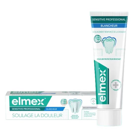 Elmex Dentifrice Sensitive Professional blancheur, 75 ml — Pharmacie du Parc - Neuilly-sur-Seine
