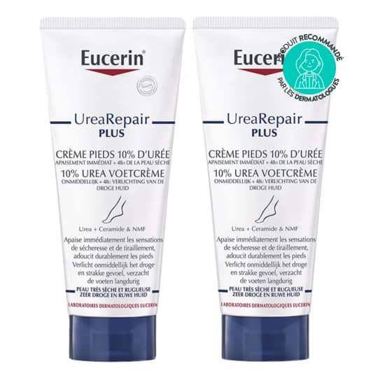 EUCERIN UREE PIED 10% CR 100ML X2 — Pharmacie Port Royal
