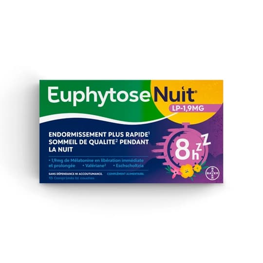 EUPHYTOSE NUIT LP 1,9MG CPR 30 — Pharmacie Chartreuse