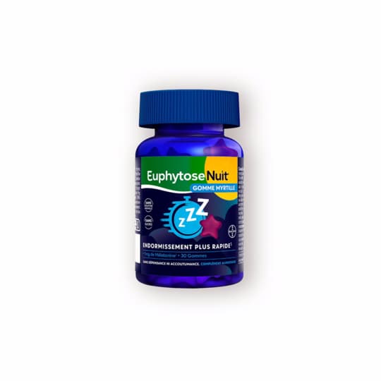 EUPHYTOSE NUIT MYRTILLE GOMME 30 — Pharmacie Erlon