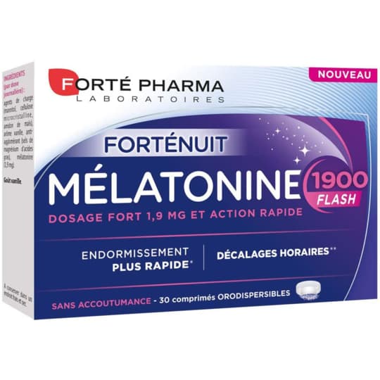 Forte Pharma Fortenuit Melatonine 1900 Flash Comprime 30 — Pharmacie De Mailloles