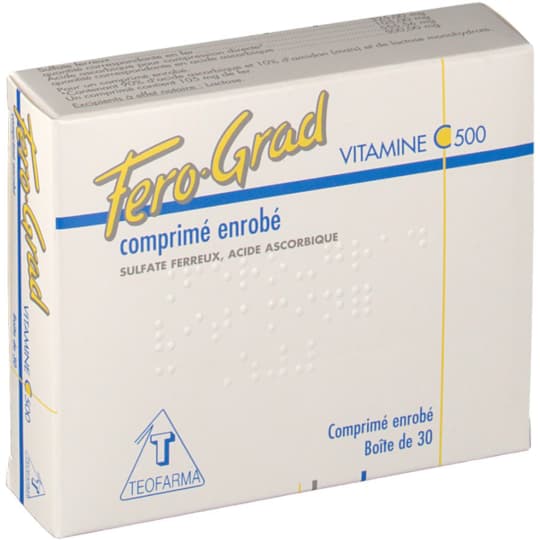FERO GRAD VIT C 500MG CPR 30 — Pharmacie Des Olivades