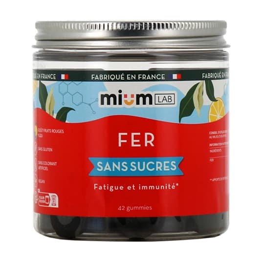 MIUMLAB S/SUC FER GUMMIE 42 — Pharmacie du Médoc
