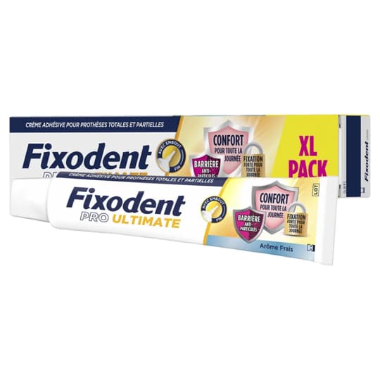 Fixodent Pro Ultimate Creme Adhesive Pour Prothese Dentaire Frais 57g
