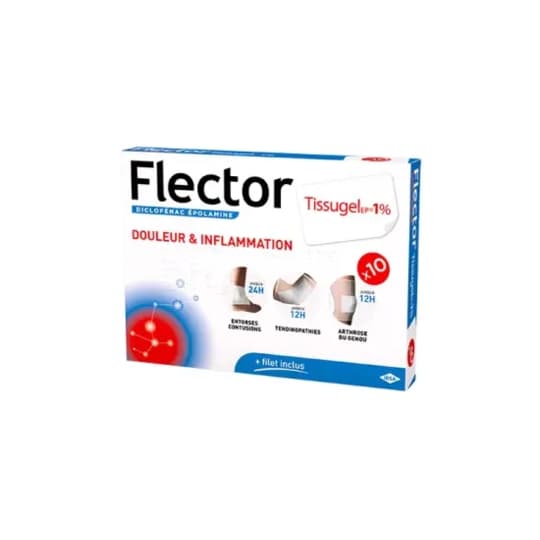 FLECTORTISSUGELEP 1% EMPLATRE 10 — Pharmacie de la Gare