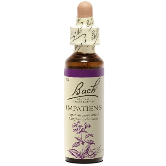Fleurs de bach original fleur de bach impatients n°18 - 20 ml — Pharmacie Lafayette Bordeaux