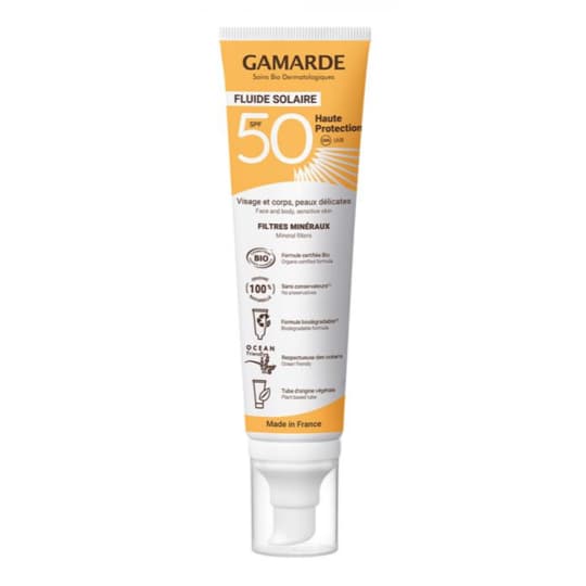 GAMARDE SOL FLUID SPF 50 100ML — Pharmacie Lillenium Lille by Nexum