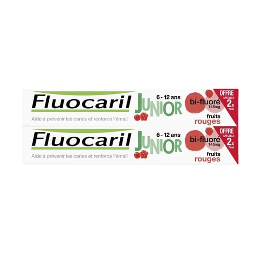 FLUOCARIL JUNIOR GEL FR RGE 2X75ML — Pharmacie Pharmagreen Boucicaut